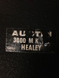 Austin-Healy 3000 Abarth Nr. 1303 010