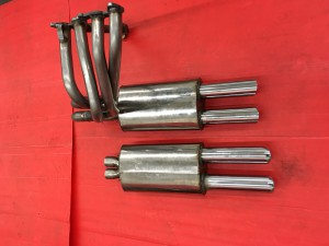 Fiat-Abarth 1000 TC Steel manifold + stainless twin Abarth resonators (9)