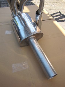 Racing stainless endmuffler 95 dB