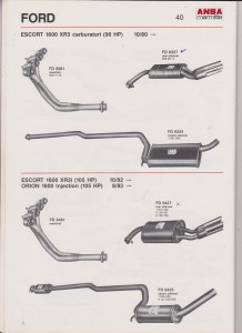 ANSA Ford Escort XR3-XR31 page 40