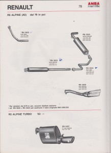 ANSA Renaullt R5 Alpine RN 3022 en 3024 vanaf 1976