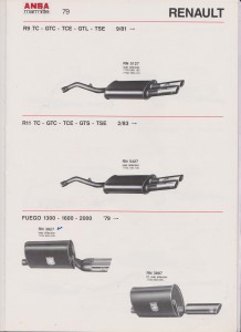 ANSA Renault Fuego, page 79