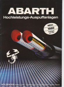 Abarth Hochleistungs-Auspuffanlagen 1990-History