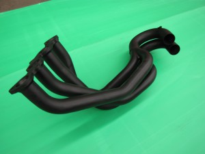 Fiat-Abarth 1000 TC Spaghetti manifold steel black (1)