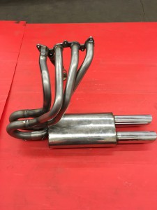 Fiat-Abarth 1000 TC Steel manifold + stainless twin Abarth resonators (5)