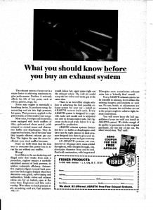 Fisher products Advert 1969, what you should know