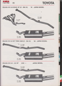 ANSA Toyota Celica XX 2,0 GT Twin Cam, TY 1626