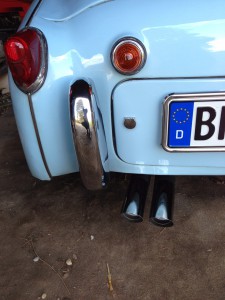 Triumph TR3 Abarth exhaust (1)