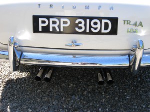 Triumph TR4A, Abarth exhaust nr. 1289 (1)