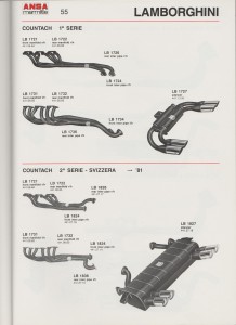 Lamborghini Countach ANSA Exhaust